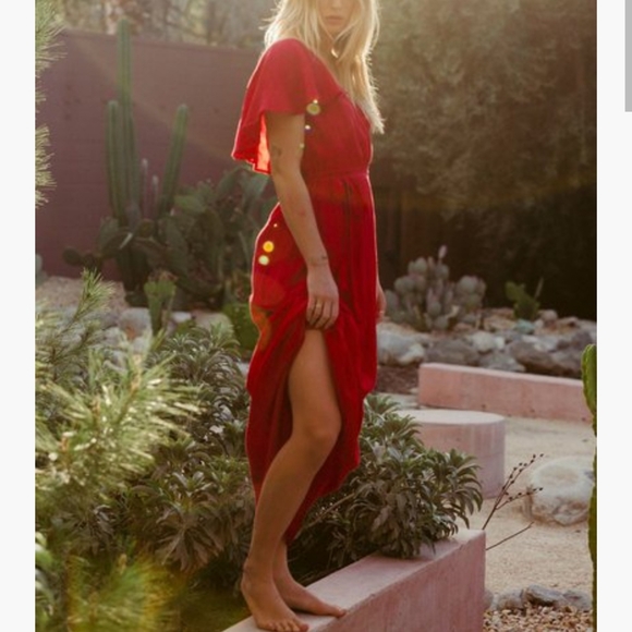 Billabong Dresses & Skirts - Billabong Pink Maxi Dress
